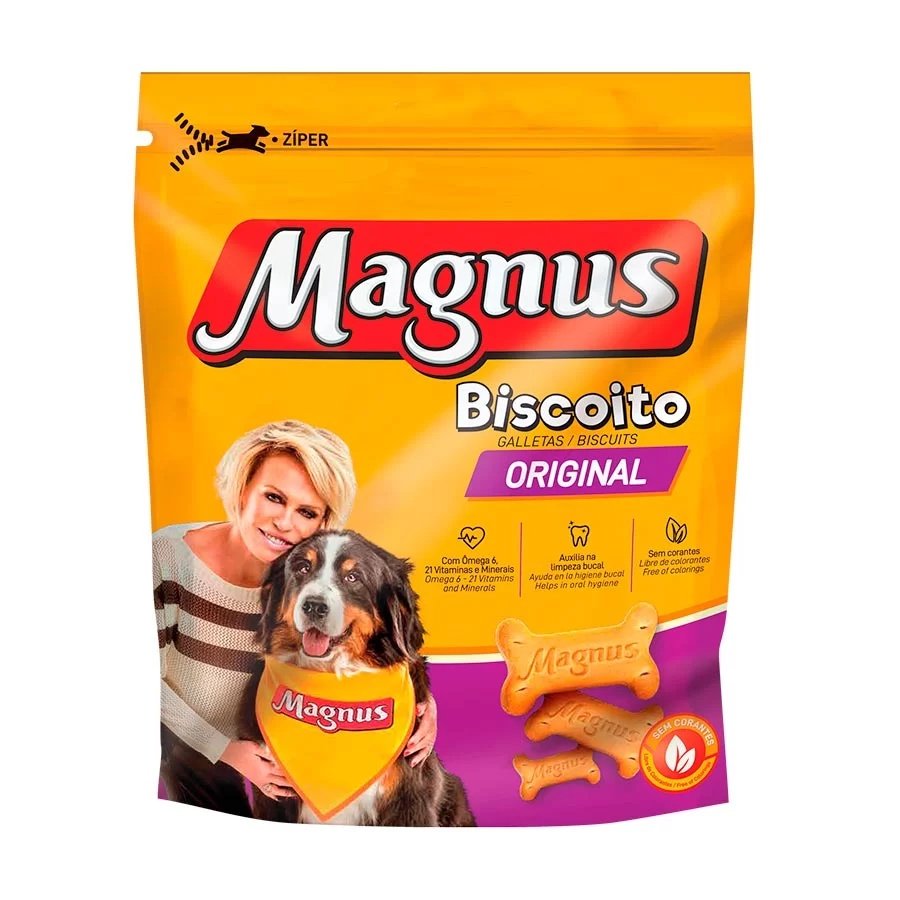 Biscoito Magnus Original: Sabor e Saúde para Seu Cão!