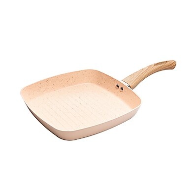 Bistequeira Cerâmica 24cm: Cozinhe Sem Grudar!