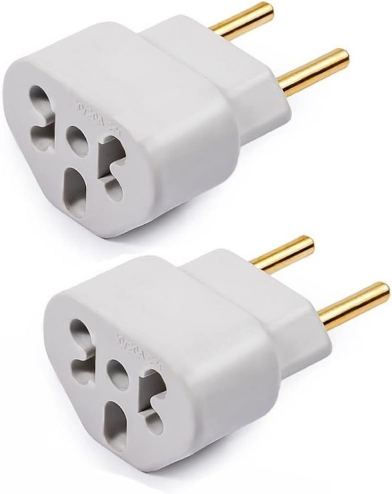 Kit 2 Adaptadores de Tomada Universal 10A/20A Bivolt 110V/220V - T Bob Love