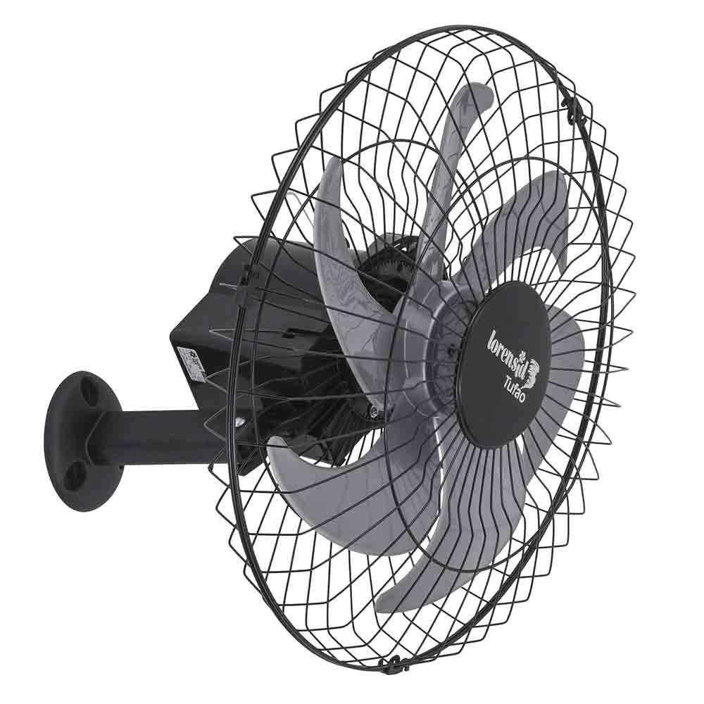 Ventilador de Parede Tufão M2 50cm Preto Bivolt - Lorenssid com Grade de Aço
