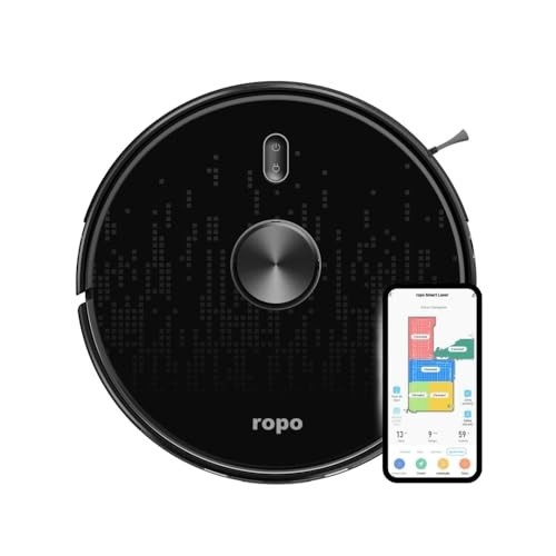 Robô Aspirador e Passa Pano Ropo Smart Laser Bivolt - Limpeza Inteligente com Navegação a Laser