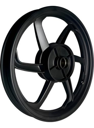 Roda Traseira Honda Biz 100/125 6 Palitos Preta - Estilo e Durabilidade