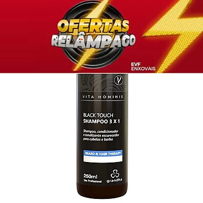 Black Touch: Escureça Cabelos e Barba Sem Tintura!