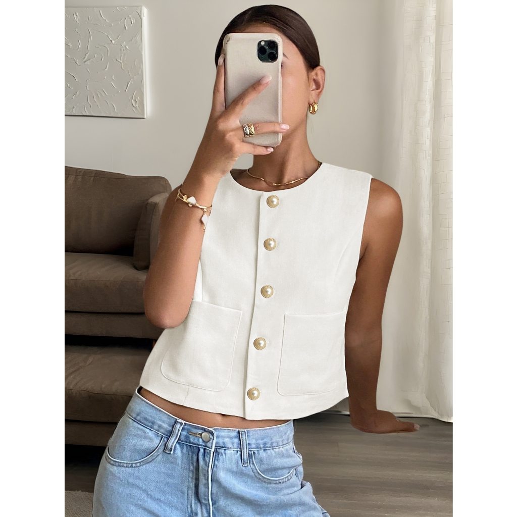 Blazer Luís Pérola: Elegância Clássica Feminina