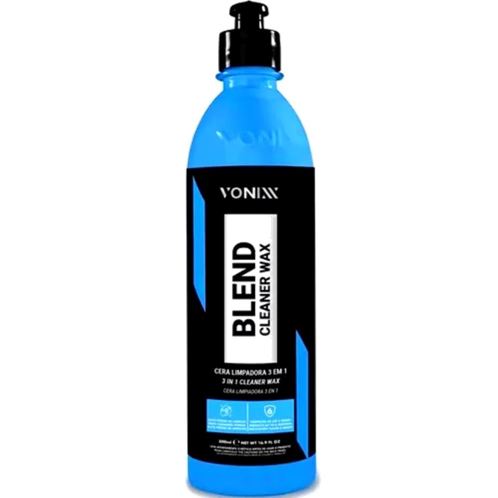 Blend Cleaner Wax 500ml Vonixx: Limpeza e Proteção 3 em 1 para seu Carro