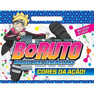 Blocão de Colorir Boruto: Ação e Diversão!