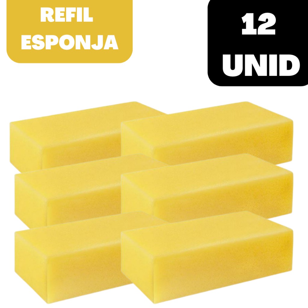 Bloco de Espuma Multiuso para Carro e Casa - Kit 12 Unidades