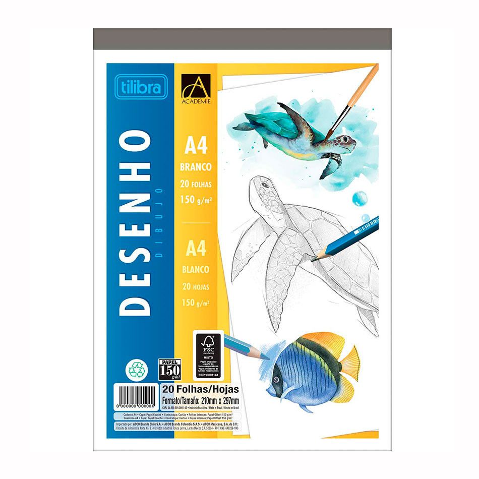 Bloco Desenho A4 Tilibra: Liberte sua Criatividade!