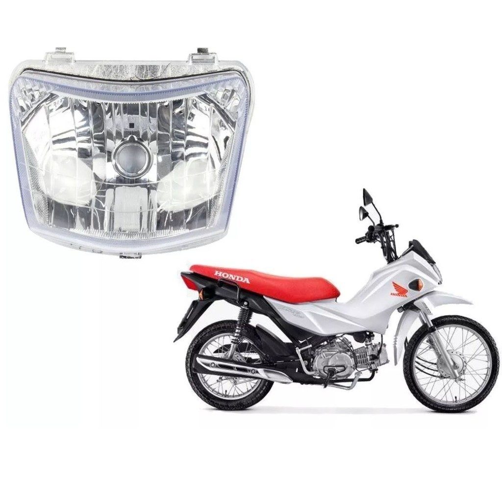 Bloco Óptico Farol Honda Pop 100 2007-2015: Alta Durabilidade e Performance