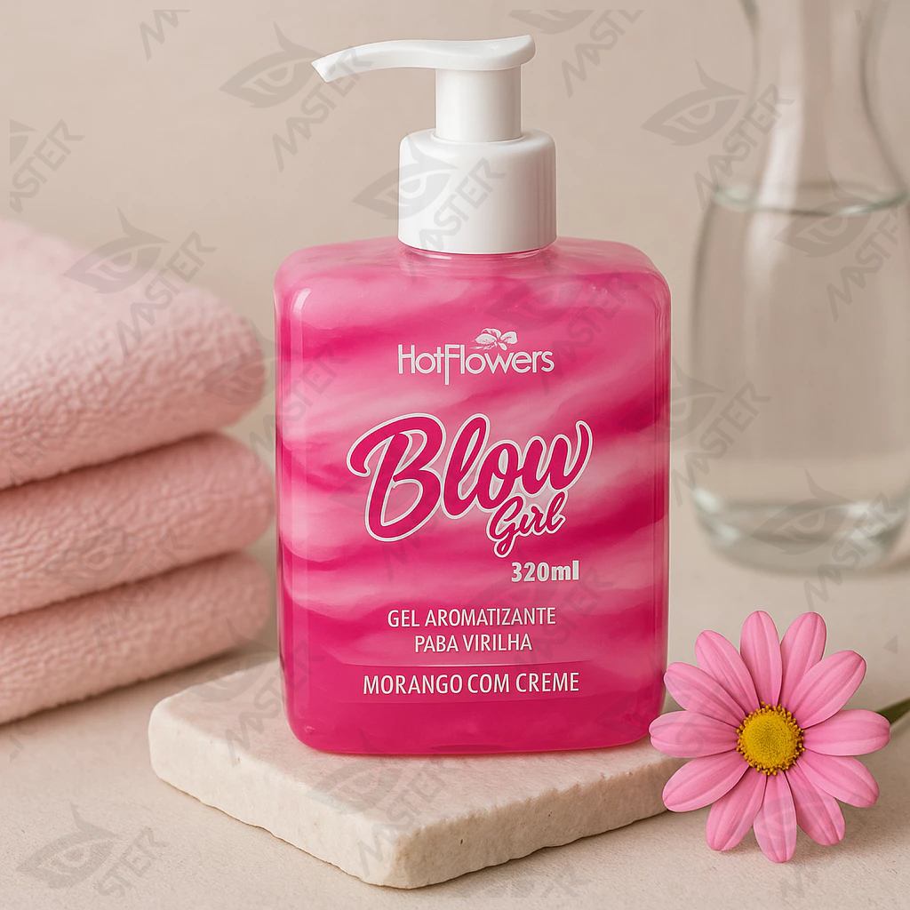 Blow Girl Gel Beijável Morango: Toque Aveludado e Irresistível