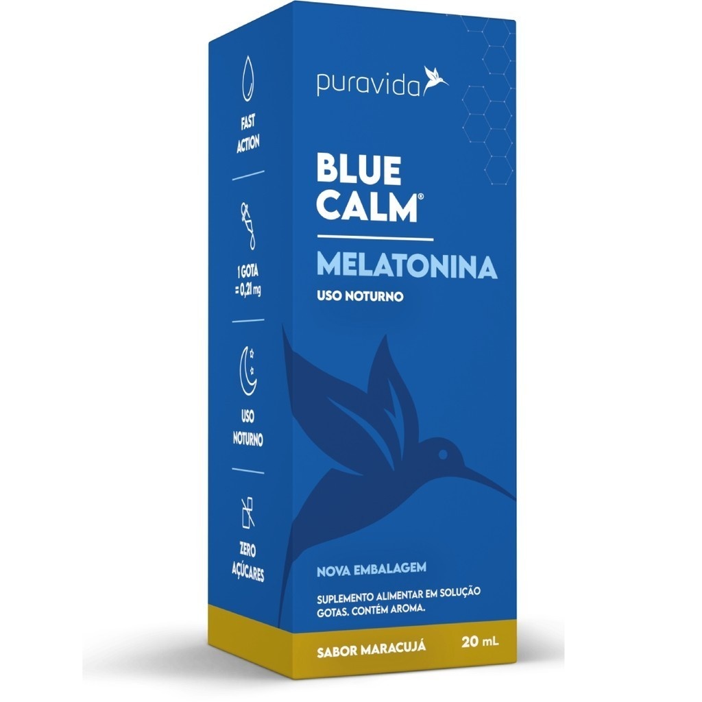 Blue Calm: Melatonina para Noites Tranquilas
