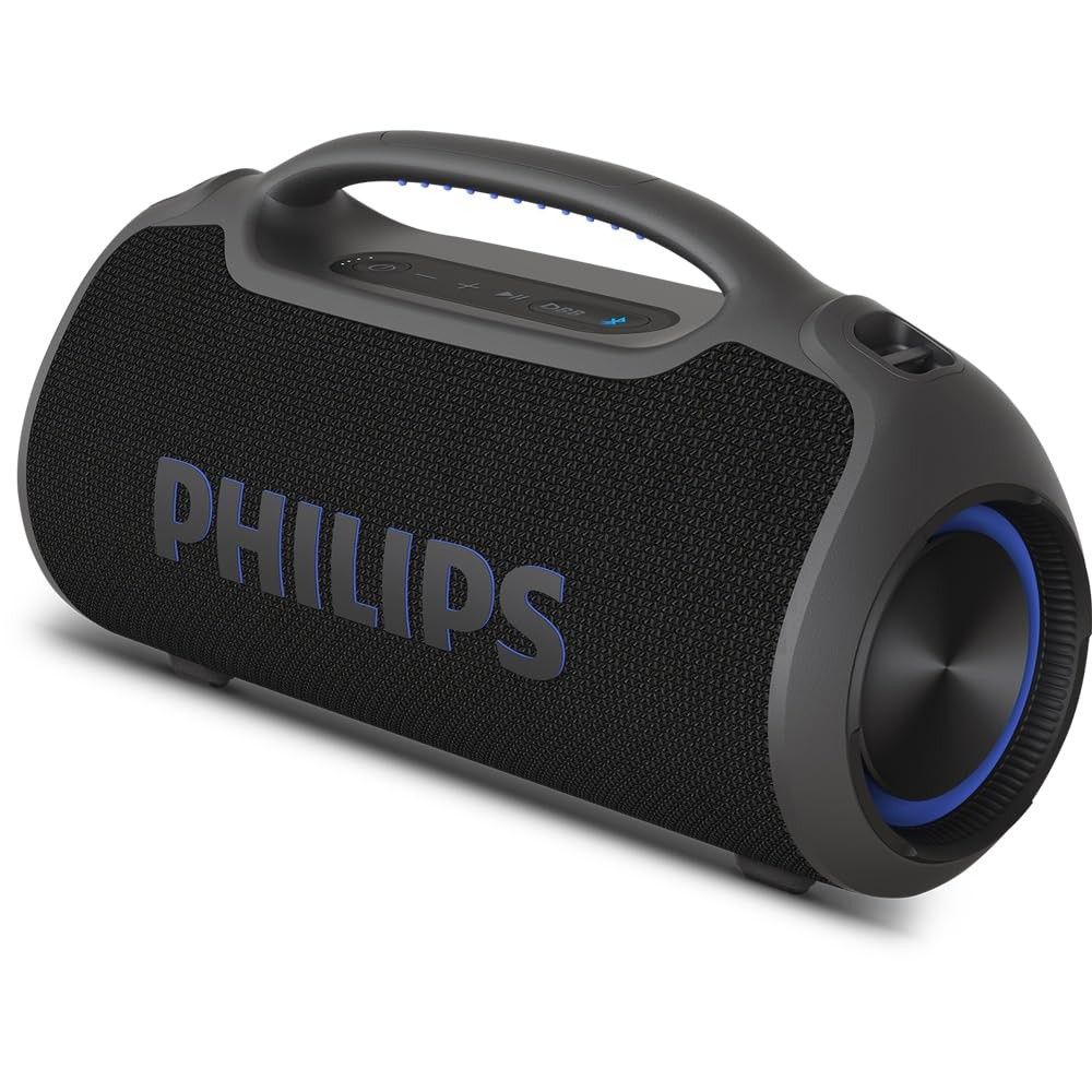 Caixa de Som Bluetooth Philips Boombeat TAX400B: Som Potente, Resistente e Festa Garantida!