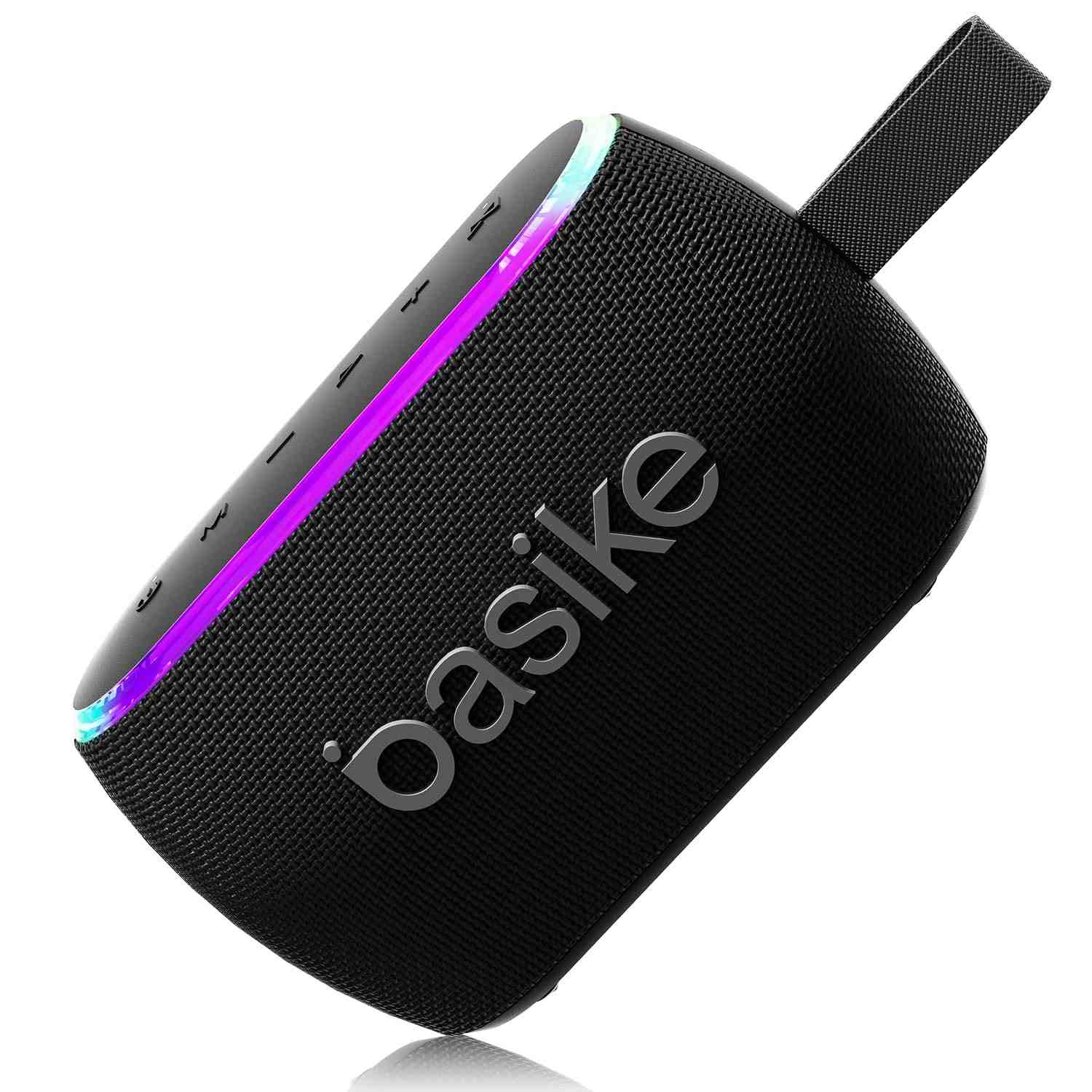 Caixa de Som Portátil Bluetooth 5.3 40W RMS TWS Hi-Fi com RGB e IPX6