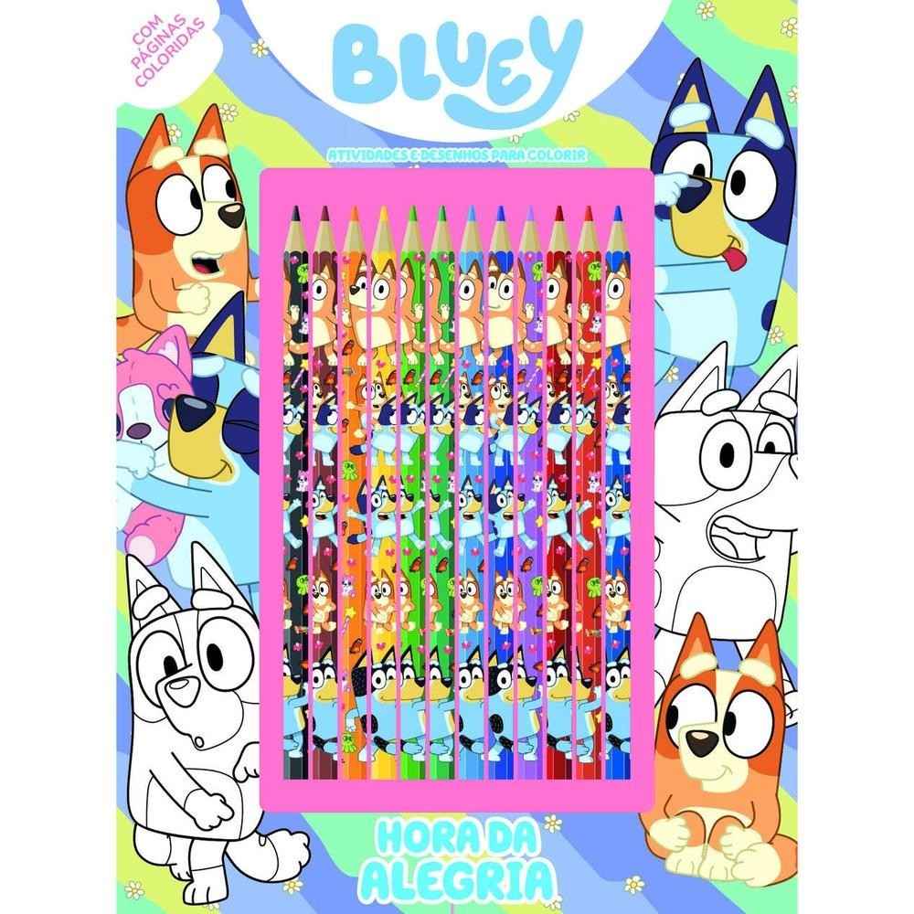 Bluey: Hora da Alegria - Atividades e Desenhos