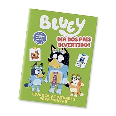 Bluey Livro de Atividades para Montar – Diversão e Aprendizado
