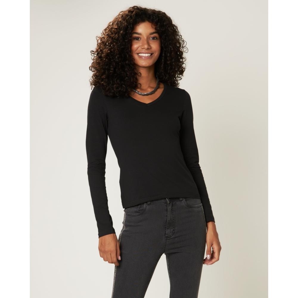 Blusa Básica Manga Longa: Conforto e Estilo!