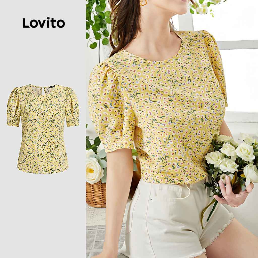 Blusa Boho Amarela Lovito: Estilo e Conforto!