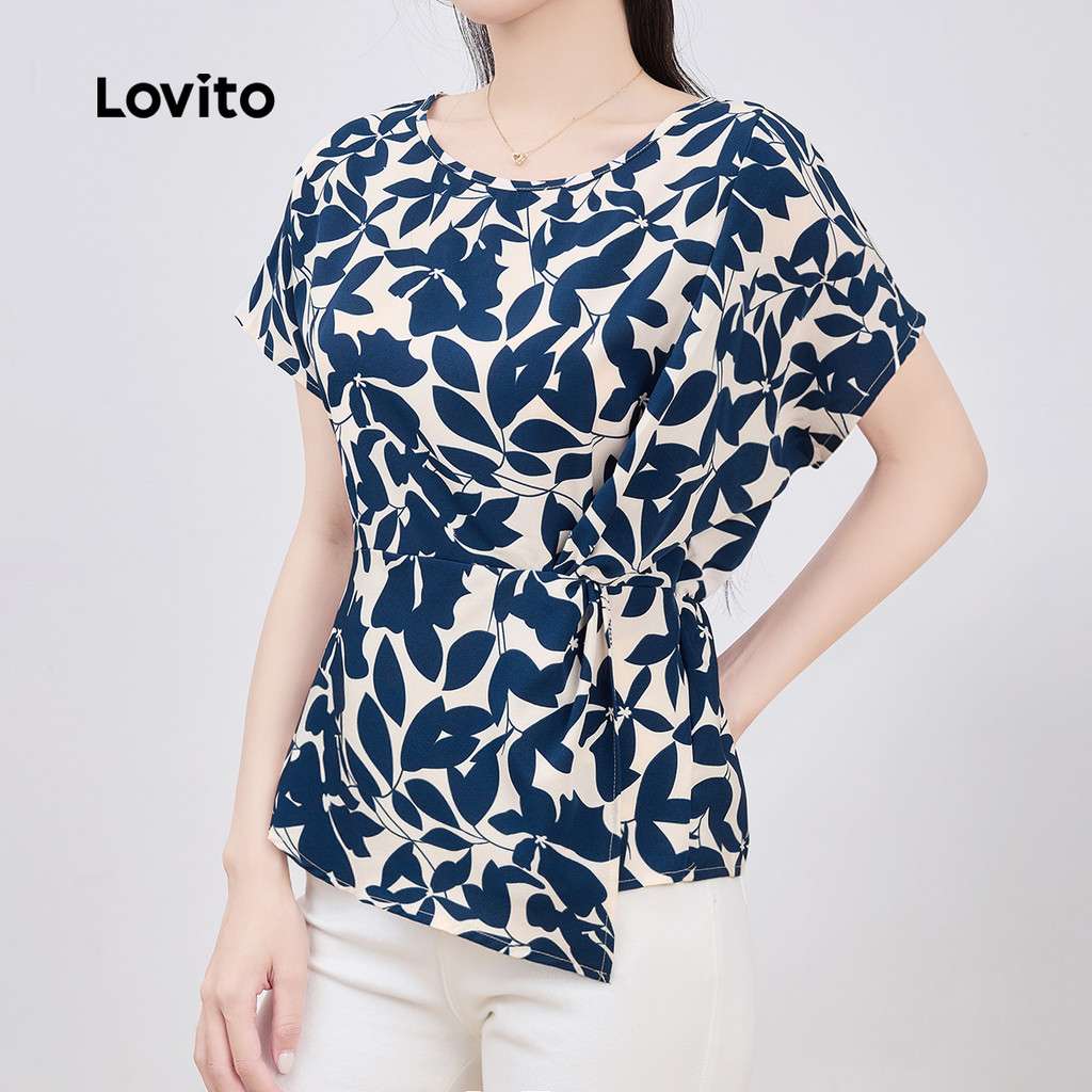 Blusa Boho Plissada Lovito: Estilo e Conforto!