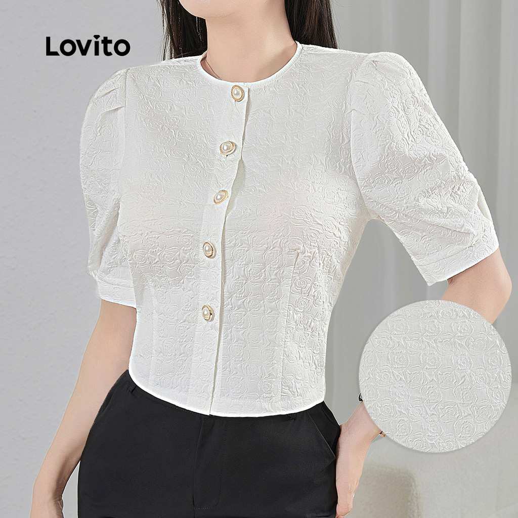 Blusa Branca Lovito: Elegância e Conforto