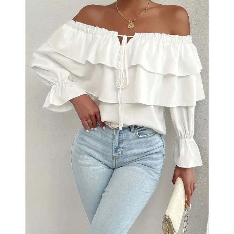 Blusa Ciganinha 2 Babados: Estilo Boho Gringa!