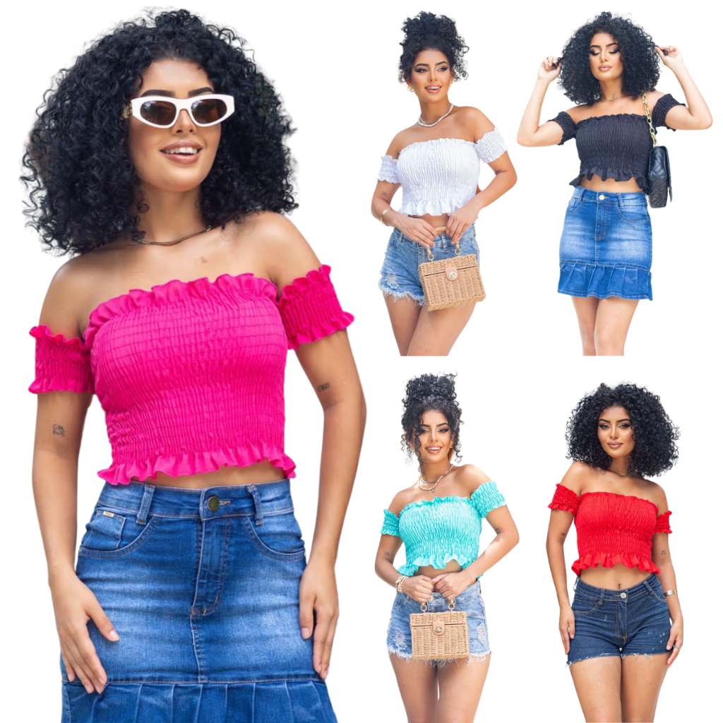 Blusa Ciganinha Cropped Lastex: Versatilidade e Estilo para Toda Ocasião