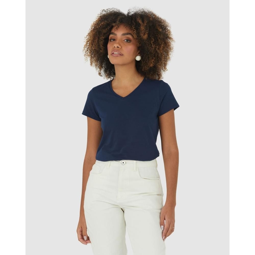 Blusa Decote V Algodão: Conforto e Versatilidade
