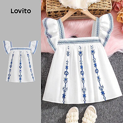 Blusa Drapeada com Estampa de Corrente Lovito – Estilo Casual Feminino