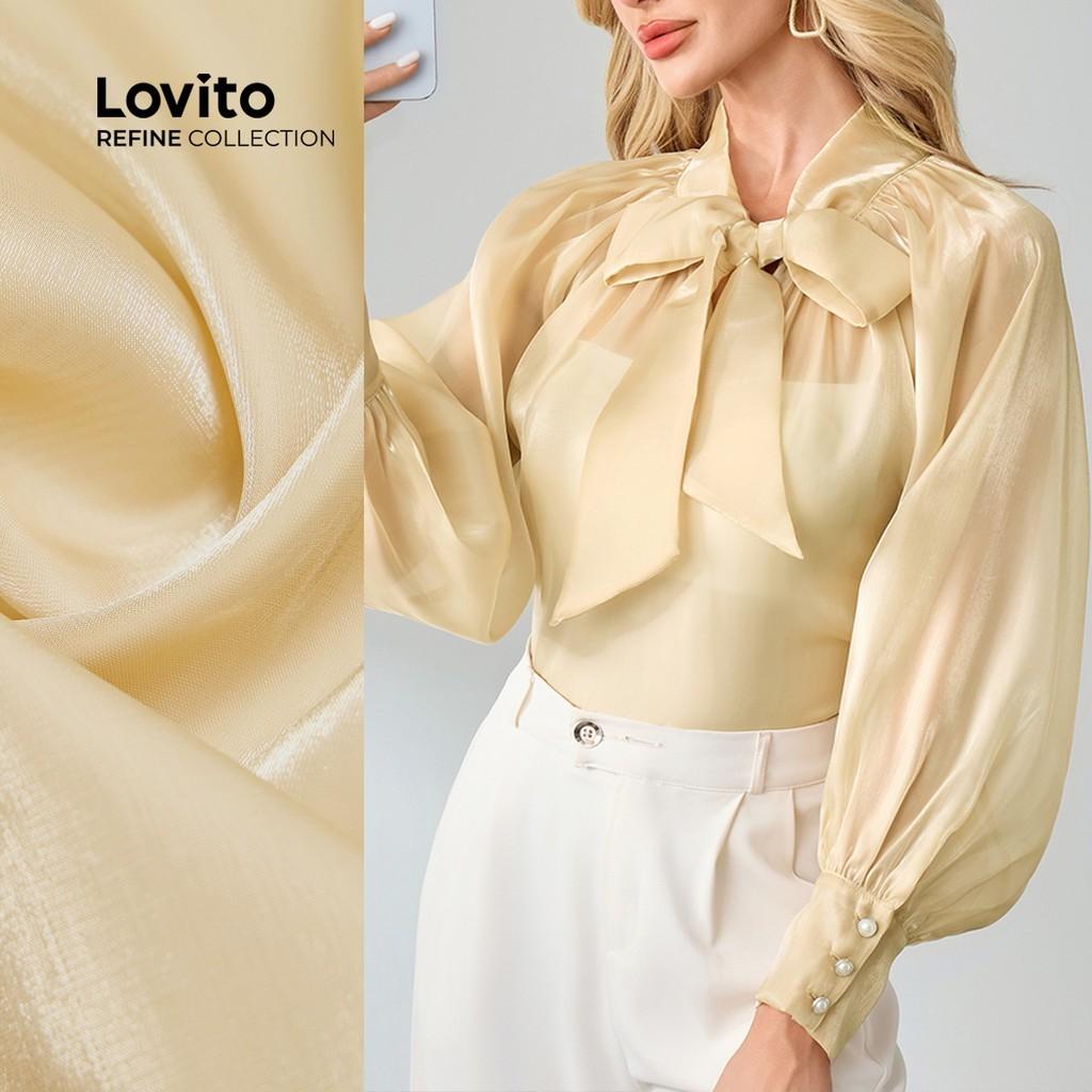 Blusa Elegante com Cadarço: Sofisticação Lovito