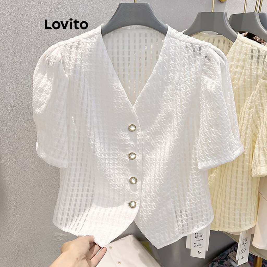 Blusa Feminina Lisa com Botões: Estilo e Conforto!