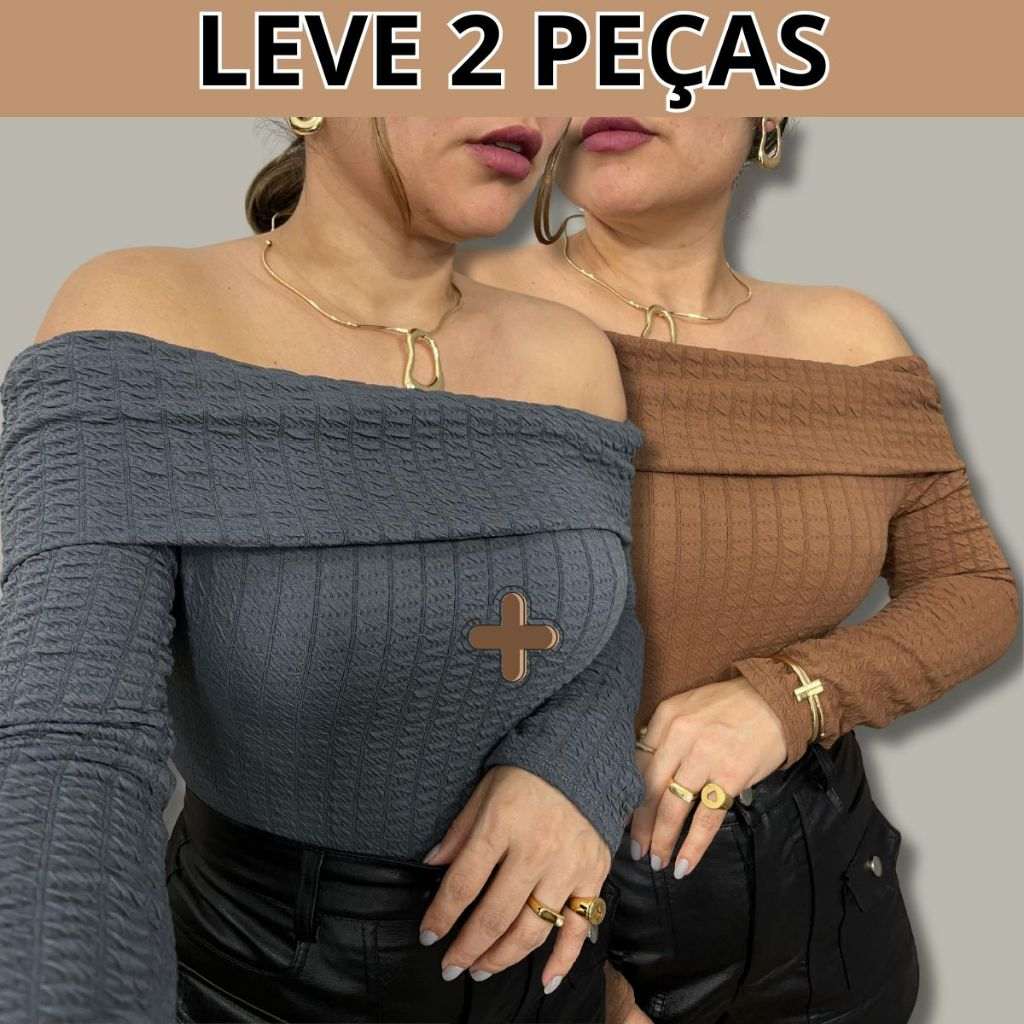 Blusa Feminina Ombro a Ombro: Elegância para Festas e Eventos
