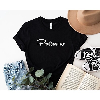 Blusa Feminina Professora Preta e Branca: Conforto e Estilo