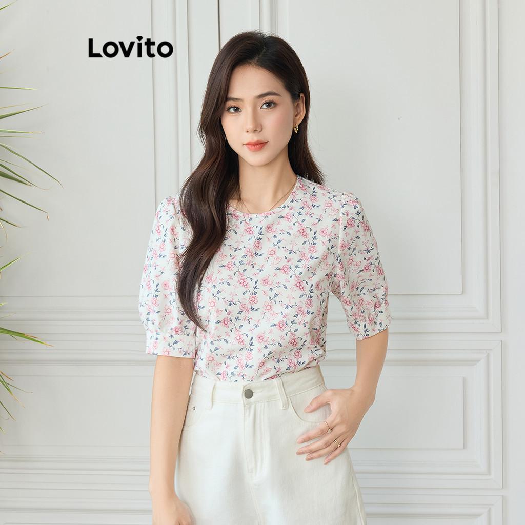 Blusa Floral Lovito: Estilo Casual e Frescor!
