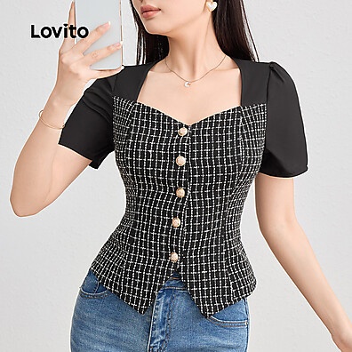 Blusa Guingão Lovito: Elegância e Conforto!