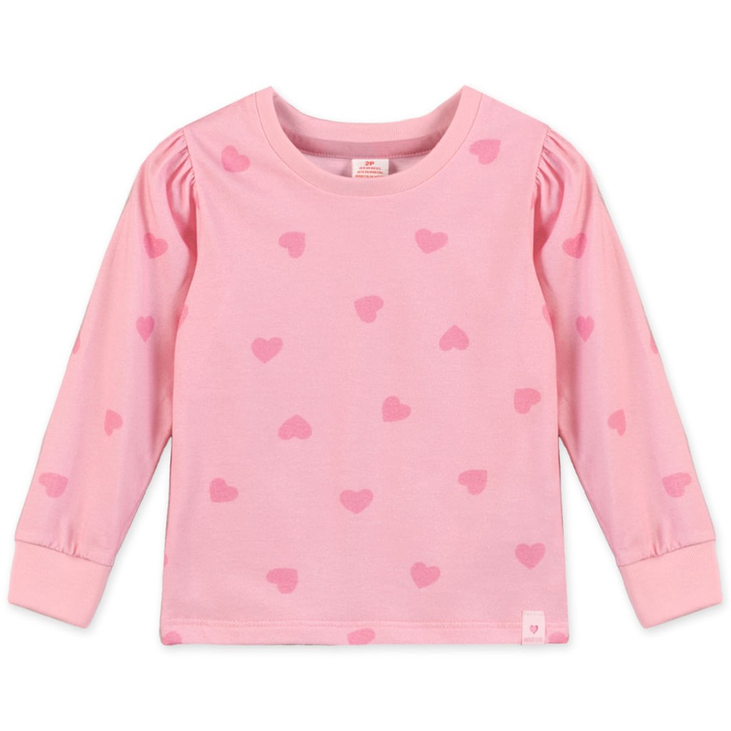 Blusa Infantil Coração: Estilo e Conforto!