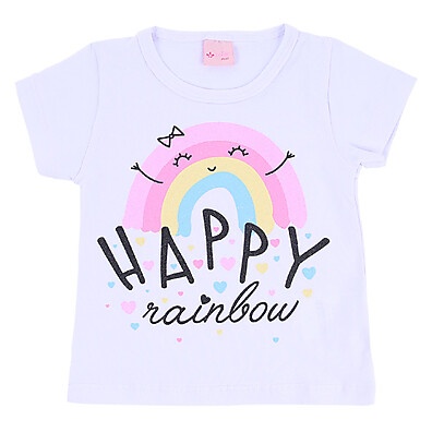 Blusa Infantil Happy: Estilo e Brilho!