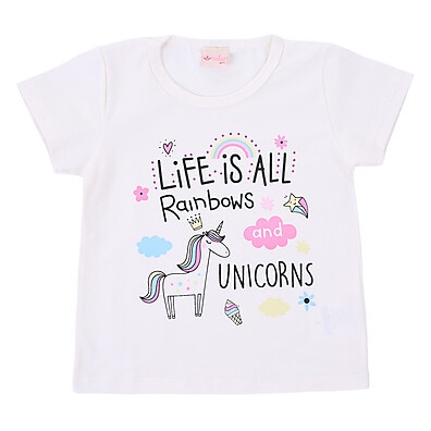 Blusa Infantil Rainbow: Estilo e Brilho!