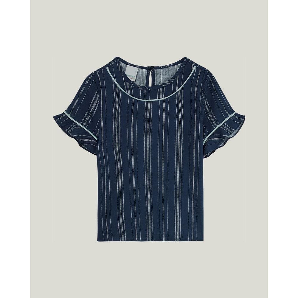 Blusa Listrada em Viscose para Meninas - Estilo e Conforto