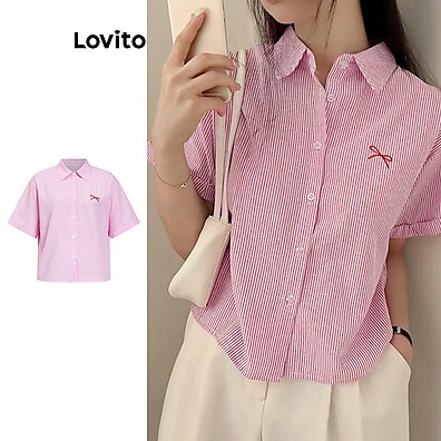 Blusa Listrada Lovito: Estilo Casual e Elegante