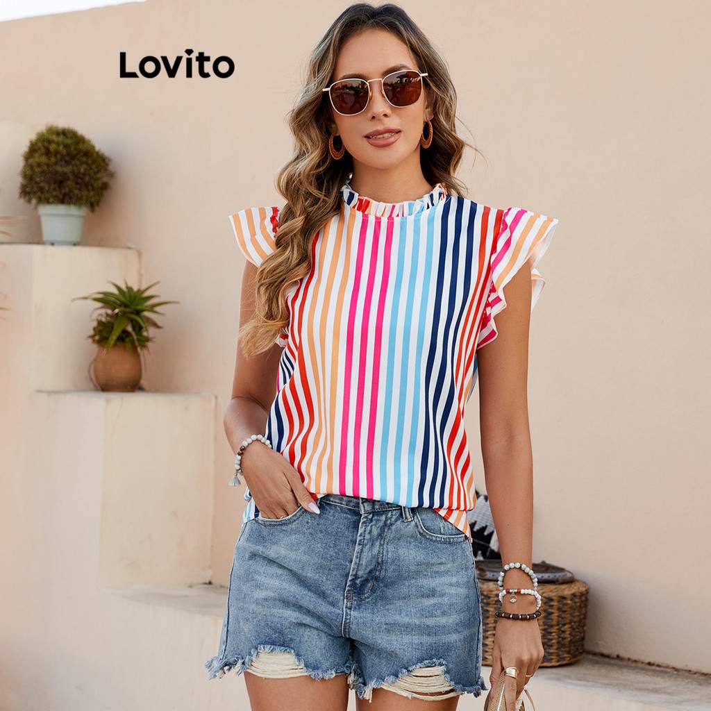 Blusa Lovito Arco-Íris: Estilo e Conforto!