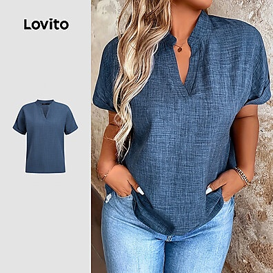 Blusa Lovito Azul: Conforto e Estilo para o Verão