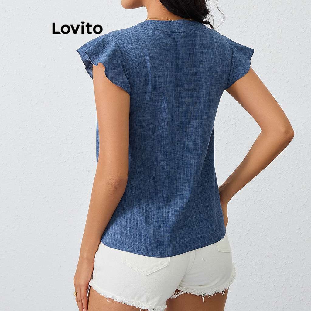 Blusa Lovito com Babados: Casual e Elegante