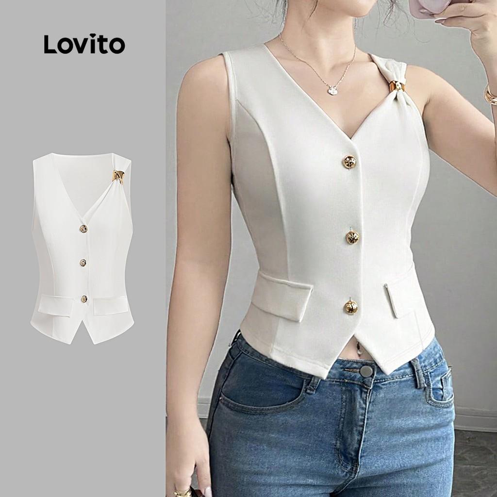 Blusa Lovito Elegante: Design Assimétrico e Moderno