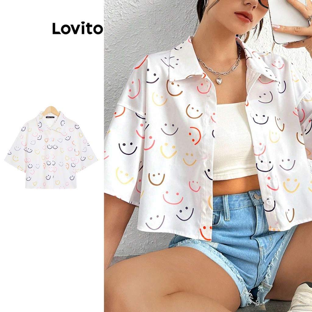 Blusa Lovito Estampada: Casual e Cheia de Estilo