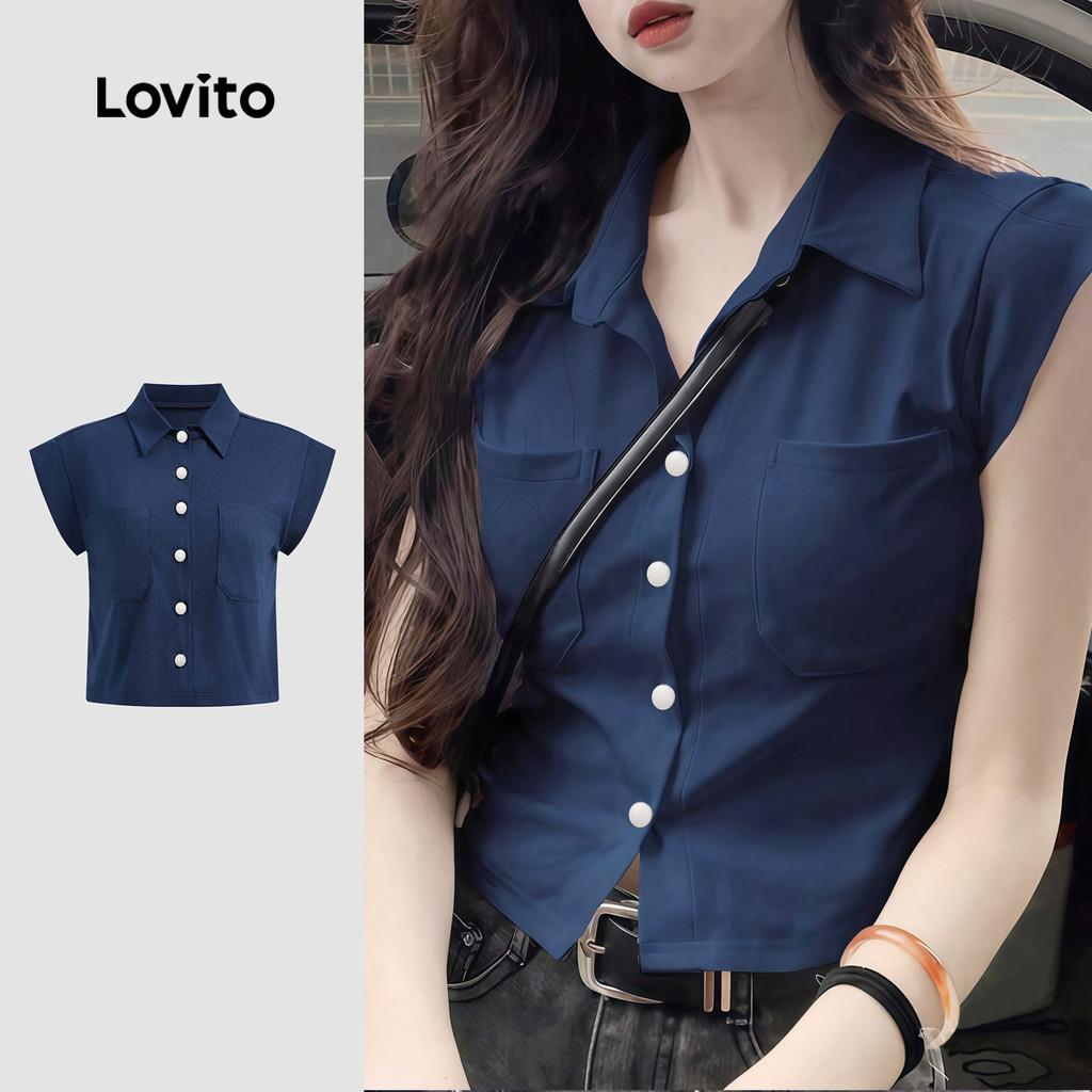 Blusa Lovito: Estilo Casual com Botões