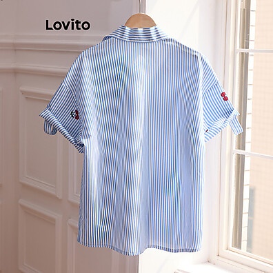 Blusa Lovito Frutas e Vegetais – Estilo Casual e Confortável