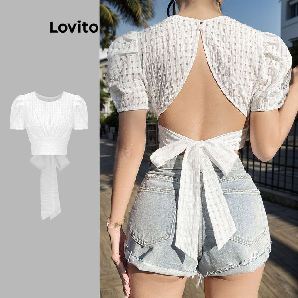 Blusa Lovito Jacquard: Elegância e Conforto!