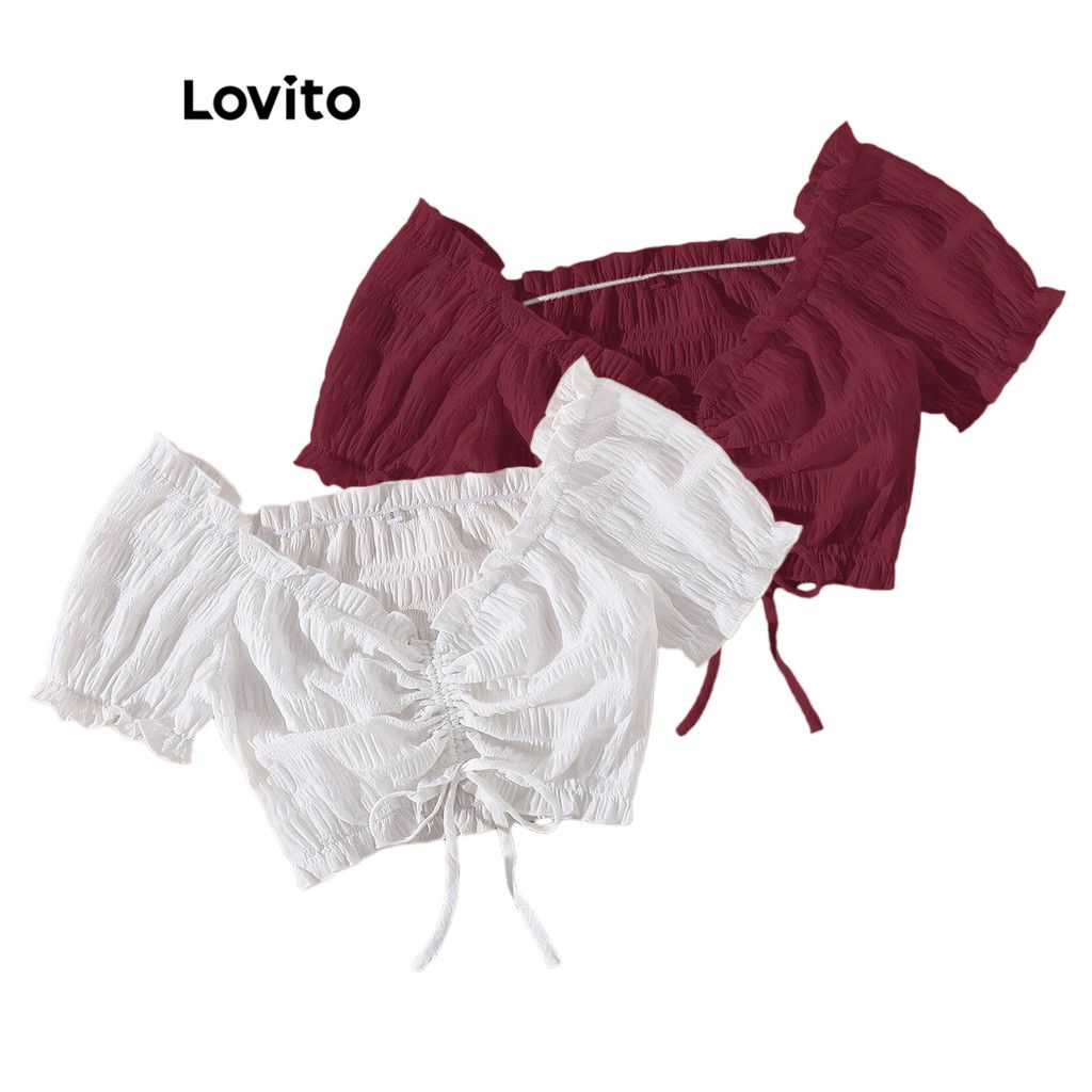 Blusa Lovito: Renda & Alface – Casual Chic!