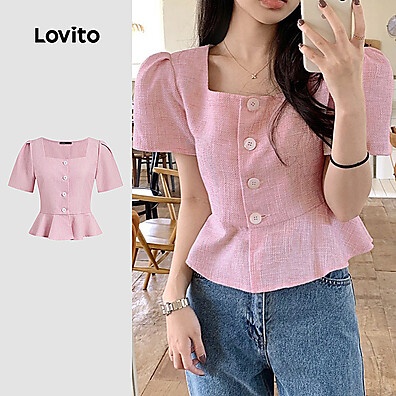Blusa Lovito Rosa: Elegância e Estilo!