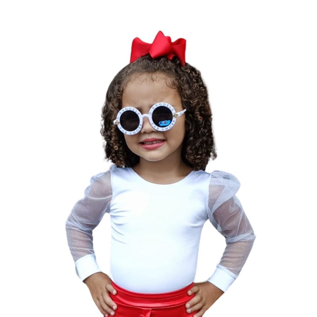 Blusa Mini Diva: Brilho e Estilo para sua Pequena!