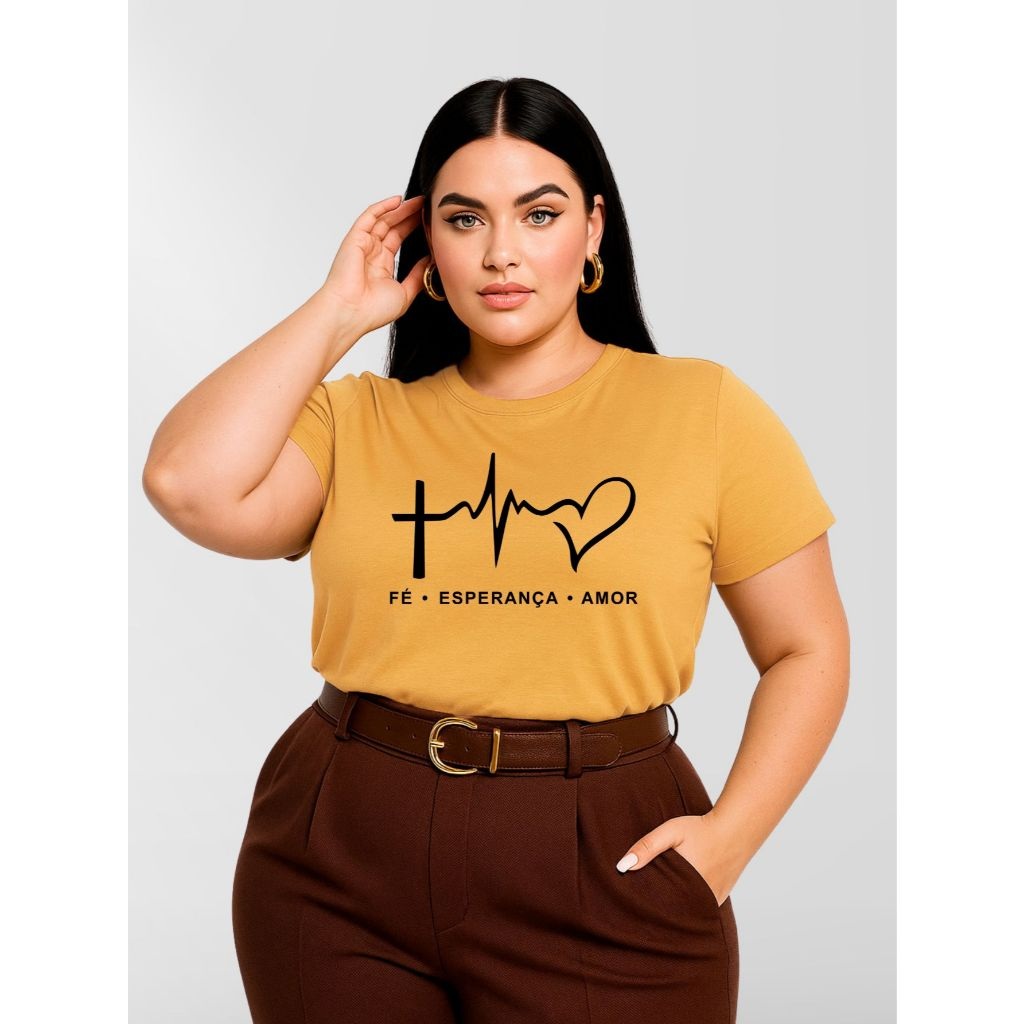Blusa Plus Size 100% Algodão - Conforto e Estilo